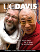fall 2010 cover photo: neuroscientist Clifford Saron and the Dalai Lama