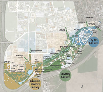 Map: Arboretum GATEways Project