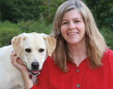 Photo: Robin DeRieux and her dog, Bubbles.