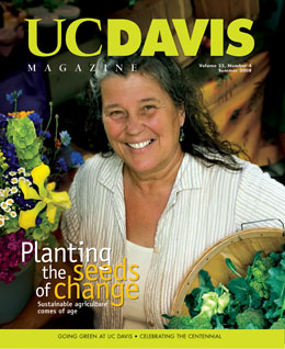 photo: UC Davis Magazine cover, summer 2008 issue