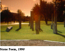 Stone Poem, 1990