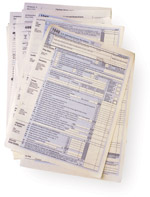 Tax forms photo