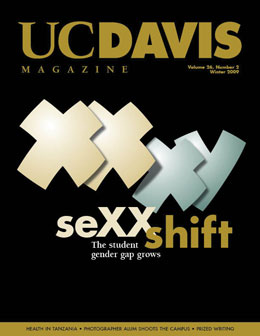 Illustration: UC Davis Magazine cover Winter 2009ssue 