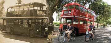 Unitrans buses then and now