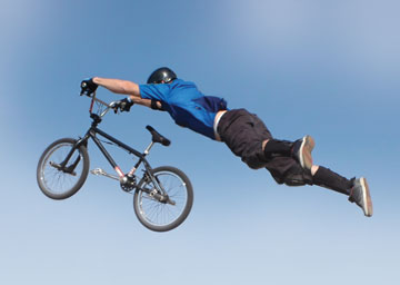 Photo: bike jumper