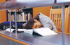 sleeping student photo