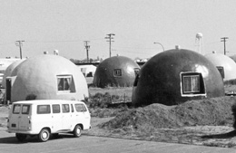 historical photo of domes