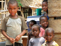 Photo: Smiling children in Africa